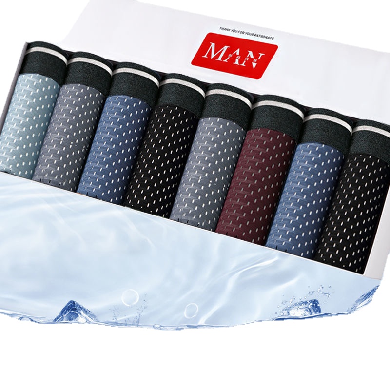 8 Cái/lốc Quần Lót Nam Băng Lụ - đánh giá và giá Multi Pack Underwear