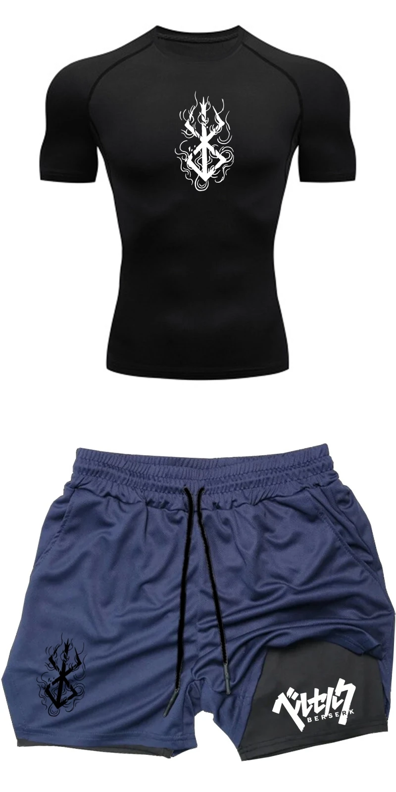 Men's Summer Gym Fitness Train - đánh giá và giá Compression Shorts Athletes
