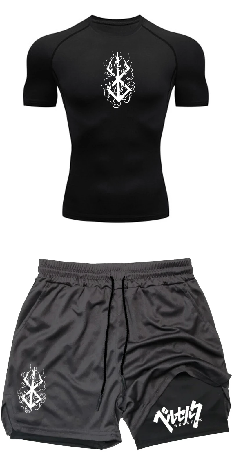Men's Summer Gym Fitness Train - đánh giá và giá Compression Shorts Athletes
