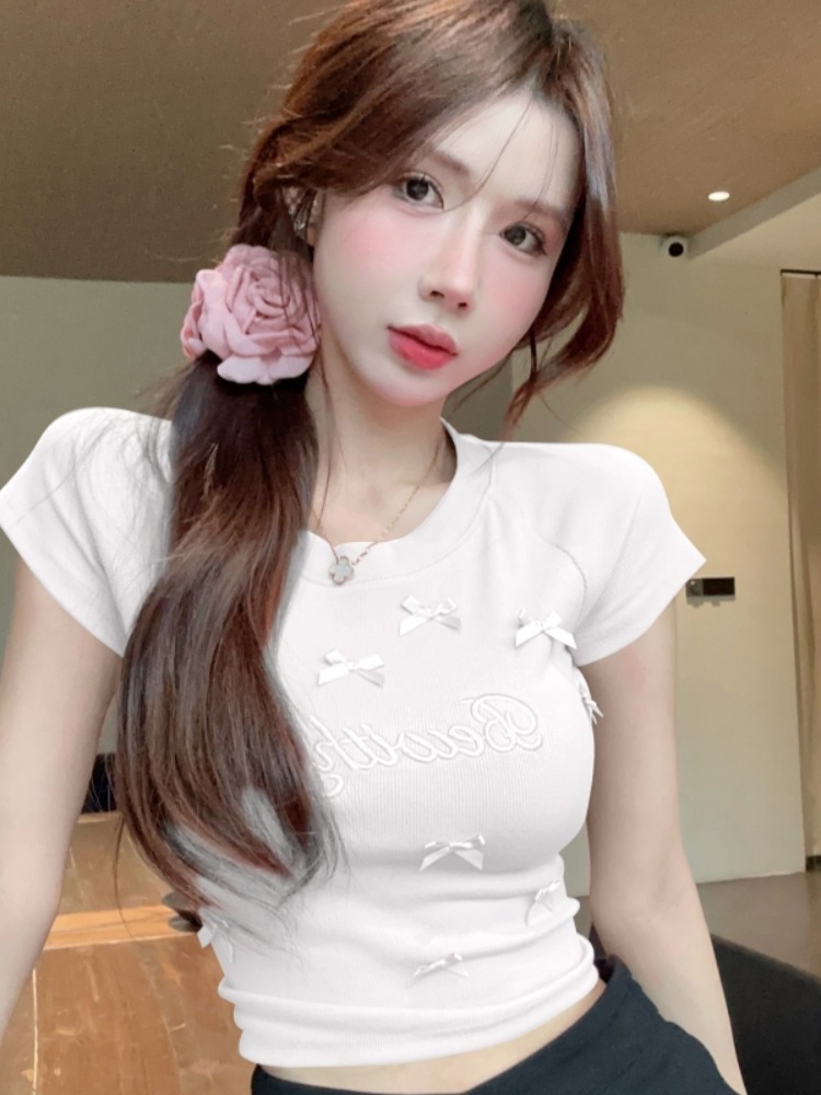 Summer Women's Sweet Short Sle - đánh giá và giá T Shirt Tight Fit